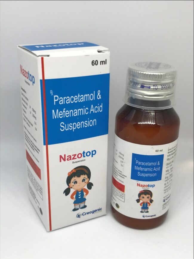 uses of paracetamol and mefenamic acid suspension